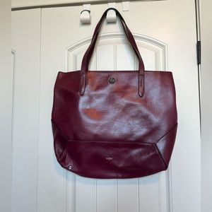 Leather tote botkier